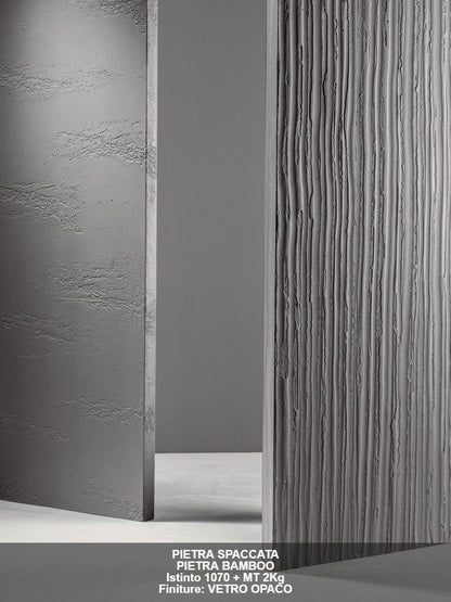 Istinto - Pietra Spaccata / Bamboo 1070 + MT 2Kg, Vetro Opaco